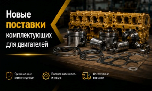 Новые поставки комплектующих для двигателей Новые поставки комплектующих для двигателей